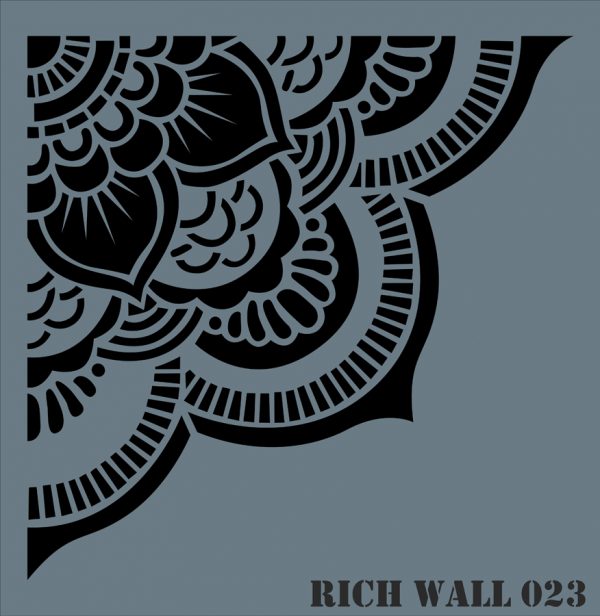 Stencil Rich Wall 50x51 cm Wall-023